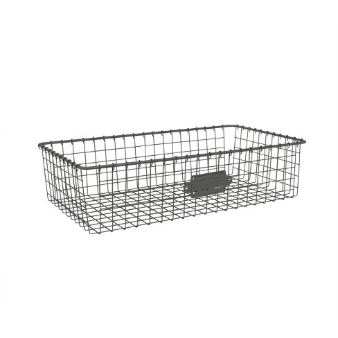 Nex 4 Tier Storage Cart With Mesh Basket Black : Target