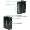 TRENDnet Industrial Gigabit PoE+ Switch; 5-Port; TI-PG50; Network Switches - 4 of 4