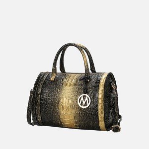 MKF Collection Usal Halloween Satchel Women's Bag Croc-Embossed by Mia K - 1 of 4