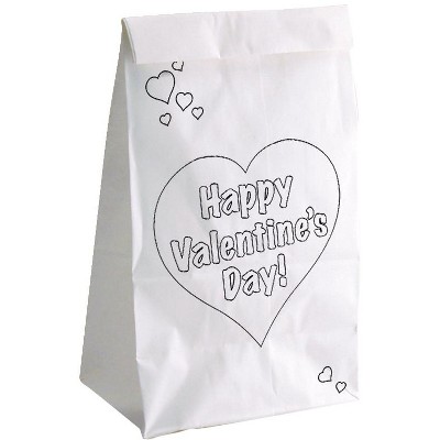 Hygloss Valentines Day Bags, pk of 25