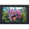 Briarwood Lane Spring Doormat 30x18 Indoor Outdoor Hummingbirds and Petunias For Spring Doormat - 2 of 4