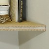 VIP Wood 15.5 in. Brown Textured Corner Shelf - 2 of 4