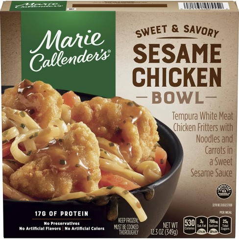 Marie Callender's Frozen Sesame Chicken Bowl - 12.3oz : Target