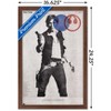 Trends International Star Wars: Mid-century Modern - Han Solo Framed Wall Poster Prints - 3 of 4