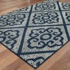 Oriental Weavers Marina 3804B Navy/ Ivory Indoor/Outdoor Area Rug - 3'7" x 5'6" - 3 of 3