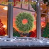 Large Cedar Wreath 26inch with Red Berry Winter Door Wreath for Front Door Window Fireplace Indoor Outdoor Xmas Decor - 3 of 4