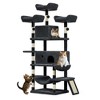 Large Cat Tree for Big Cats, Multi-Level Cat Tower for Indoor Cats, Scratching Post,Condo,Platforms,Cat Tunnel,Hammock,Feeding Station,Pet Play House - 2 of 4