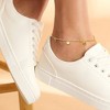 Pure Collection by Ross-Simons Italian 18kt Gold Vermeil Disc Station Anklet Size 9 - 2 of 4
