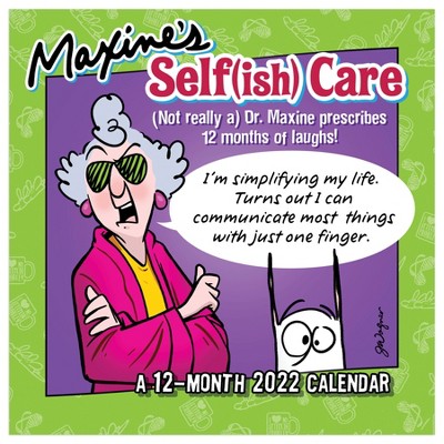 2022 Wall Calendar Maxine Selfish Care - The Time Factory