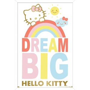 Trends International Hello Kitty and Friends: 19 Rainbow - Kitty Framed Wall Poster Prints - 1 of 4