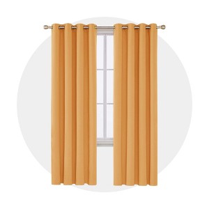 Deconovo Blackout Thermal Grommet Window Curtain 1 Panel - 1 of 4