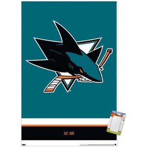 Trends International NHL San Jose Sharks - Logo 21 Unframed Wall Poster Prints - 1 of 4