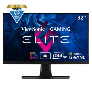 Manufacturer Refurbished - ViewSonic IPS G-Sync Gaming Monitor XG321UG 32" ELITE 4K 144Hz, Mini LED (CR) - 1 of 4