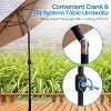10ft Patio Table Umbrella for Outdoor Use with UV Protection, Crank & Tilt, Easy Setup, Waterproof Fabric - 4 of 4