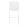 Monarch Specialties Office Chair Bar Height Standing Computer Desk Work Pu Leather Look Metal White Contemporary Modern - 2 of 4