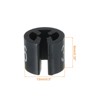 Unique Bargains Round Plastic Reusable Garment Hanger Marker Number Tag Black 100 Pcs - 2 of 3