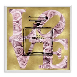 Stupell Industries Fashion Love Rose Perfume, 12" x 12" - 1 of 4