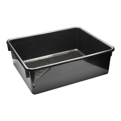 Romanoff Double Stowaway Tray Only, Black (Pack of 2)
