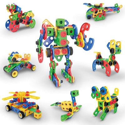 PICASSO-TILES 152 PC Construction Building Engineering Set, STEM Toys for Kids 3+