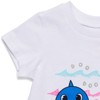 Pinkfong Baby Shark Baby Girls French Terry Graphic T-Shirt & Shorts Set Pink/White  - 4 of 4