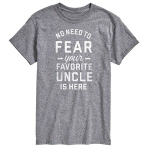 Men's - Instant Message - Your Favorite Uncle Is Here Short Sleeve Graphic T-Shirt - 1 of 4