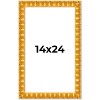 PosterPalooza | 14x24 Bamboo Picture Frame, UV Acrylic, 4 Finishes - Brown, Black, Gold, and Natural - 2 of 4