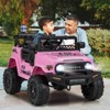 Infans Licensed Toyota FJ Toddler Ride on Car 12V Battery Powered Ride on Truck Pink - 3 of 4