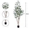 Tall Artificial Olive Tree, Realistic Fake Olive Tree With Adjustable Branches, Faux Potted Olive Tree - 2 of 4