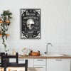 Stupell Industries Dead & Breakfast Spooky Skull Floating Frame Canvas Art, Gray, 17" x 25" - 3 of 4