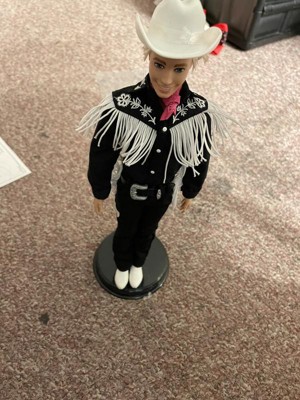 Barbie The Movie Collectible Ken Doll Wearing Black And White Western  Outfit (target Exclusive) : Target