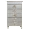 31" Varian Decorative Storage Drawer Silver and Mirrored Finish - Acme Furniture - 3 of 4