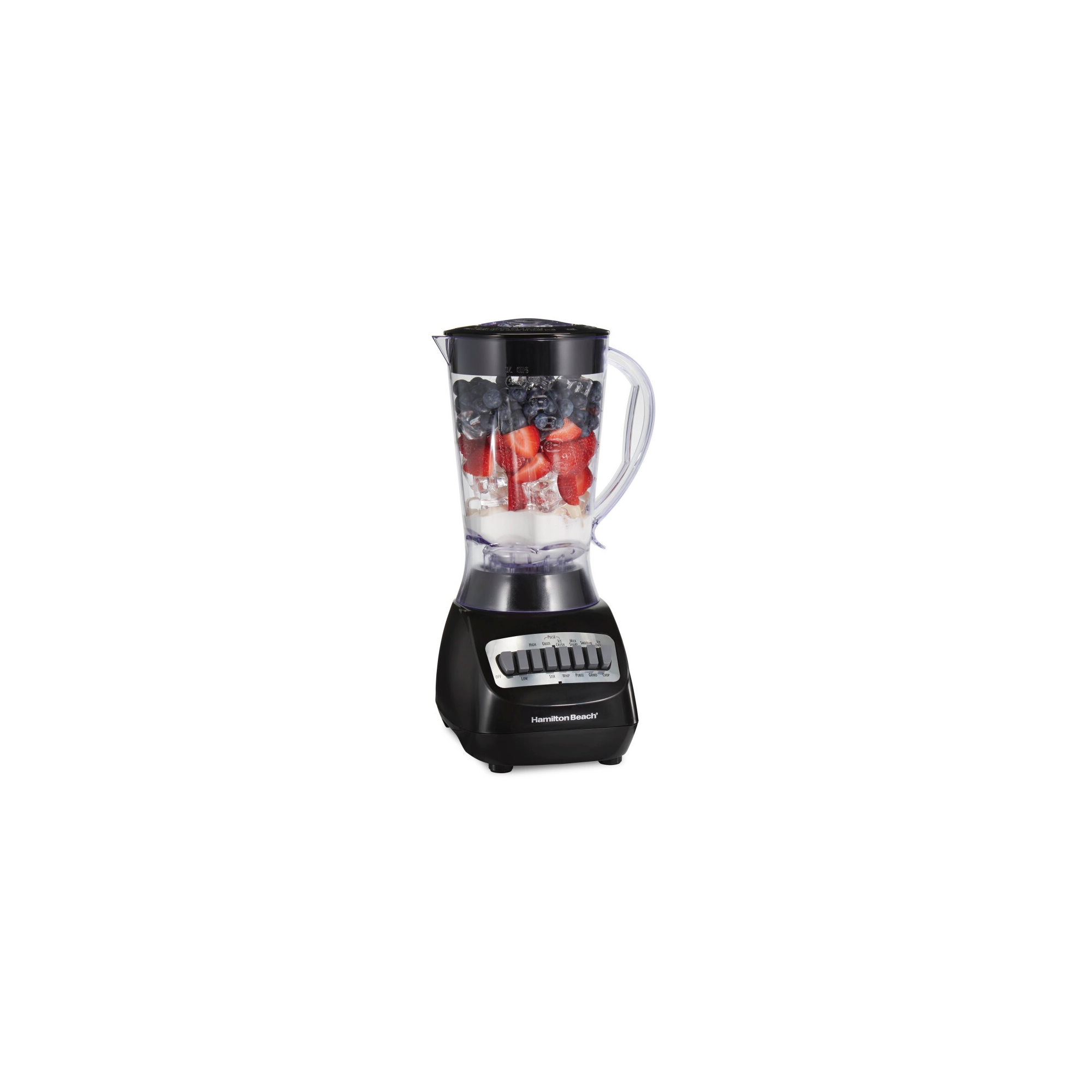 Hamilton Beach Smoothie Blender 56oz 10 Speed Black 50190J: Best Rated Kitchen Blender, 650W, Dishwasher-Safe Parts