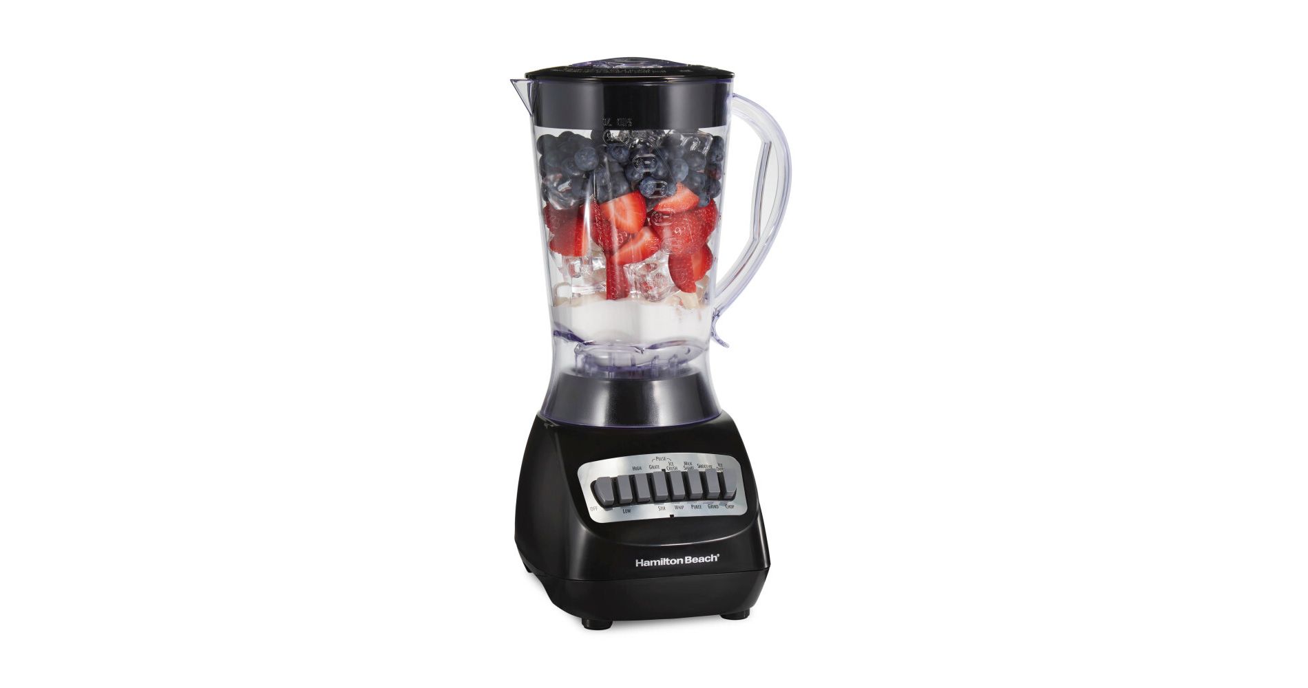 Hamilton Beach Smoothie Blender 56oz 10 Speed Black 50190J: Best Rated Kitchen Blender, 650W, Dishwasher-Safe Parts