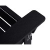 Cesicia Folding Adirondack Chair with Arms, Composite Adirondack Chair with Wood Texture - 4 of 4