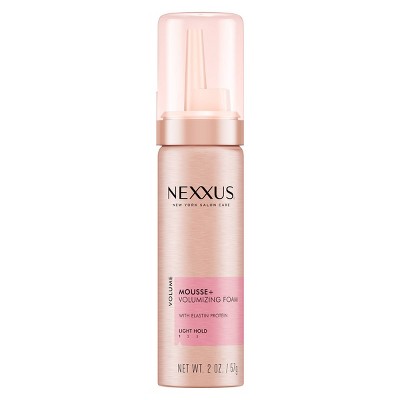 Nexxus Light Hold Hair Mousse and Volumizing Foam Travel Size - 2oz