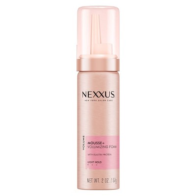  Nexxus Light Hold Hair Mousse and Volumizing Foam - 2oz 
