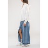 August Sky Women's Collared Long Sleeve Knit Top - 3 of 4