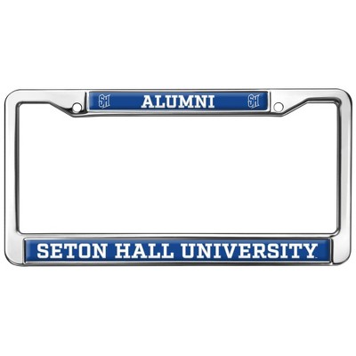 Seton Hall University Alumni Logo Full Size Standard License Plate Metal Frame
