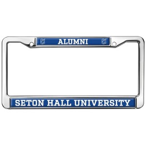 Seton Hall University Alumni Logo Full Size Standard License Plate Metal Frame - 1 of 4