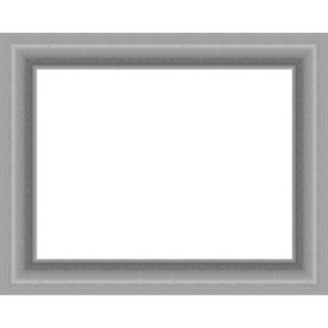 Amanti Art Peak Polished Nickel Framed Dry Erase Magnetic Board - 1 of 4