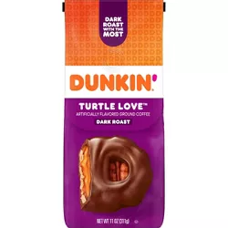 Dunkin Turtle Love Dark Roast Coffee - 11oz