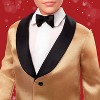 Barbie Signature 2025 Holiday Blonde Ken Collectible Fashion Doll wearing Full Suit with Golden Jacket - 3 of 4