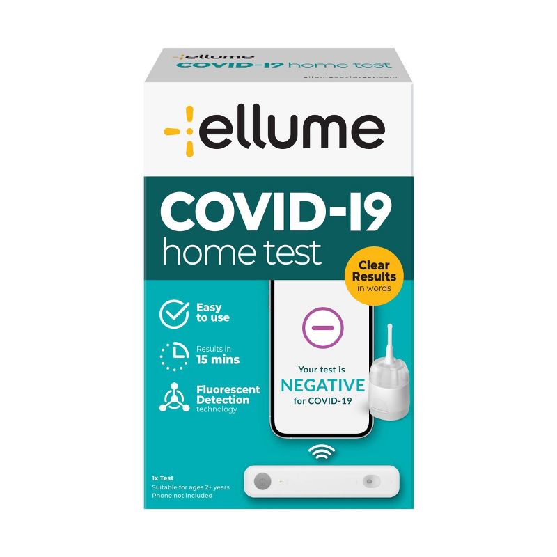 ellume COVID-19 Rapid Antigen Home Test - 1ct, 1 of 8