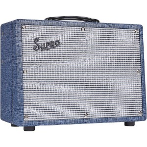 Supro Keeley Custom 10 25W 1x10" Tube Combo Guitar Amplifier - Blue Rhino Hyde - 1 of 4