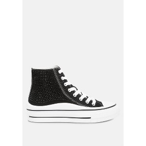 Asuka Rhinestone Embellished Ankle-Length Sneakers Women - 1 of 4