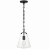 Crystorama Lighting Voss 1 - Light Pendant in  Matte Black - 3 of 4