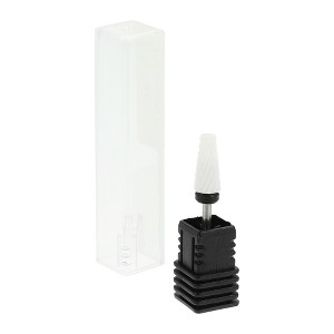 Unique Bargains Ceramic Tungsten Bit Electric Nail Drill File Cuticle Cleaner Tool for Rotary Nail Drill Machine Manicure Pedicure Polishing Kit - 1 of 4