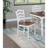 NicBex 5-Piece Vintage Style Dining Table Set & Armless Chairs for Kitchen,Dining Room,Modern Dinette Set with Solid Wood Frame - 4 of 4