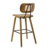 Bekrvio 26'' Counter Height Bar Stools, PU Leather Upholstered - 4 of 4