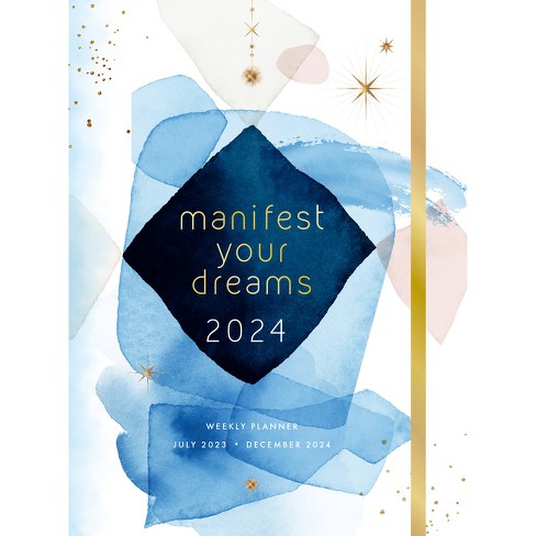 Manifest Your Dreams 2024 Weekly Planner - by Editors of Rock Point  (Hardcover)
